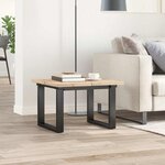 vidaXL Dessus de table 2 Pièces 60x30x2 5cm rectangulaire bois pin massif