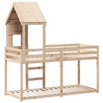 vidaXL Lit superposé sans matelas 80x200 cm bois de pin massif