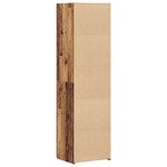 vidaXL Buffet Vieilli 50x42.5x185 cm Bois d'Ingénierie