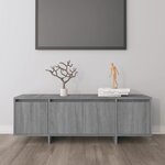 vidaXL Meuble TV Sonoma gris 120x30x40 5 cm Bois d'ingénierie