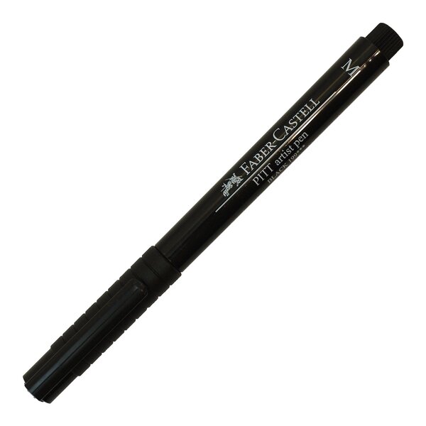 Feutre encre de chine PITT artist pen Pointe Moyenne 0 7 mm Noir x 5 FABER-CASTELL