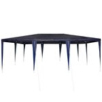 vidaXL Tente de Fête Bleue 6x4 m PE