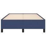 vidaXL Cadre de lit Bleu 120 x 200 cm Tissu