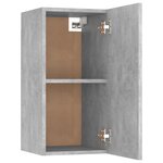 vidaXL Ensemble de meubles TV 8 Pièces Gris béton Bois d'ingénierie