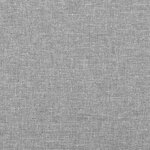 vidaXL Cadre de lit sans matelas gris clair 120x190 cm tissu