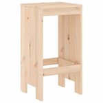 vidaXL Ensemble de bar de jardin 7 Pièces Bois de pin massif