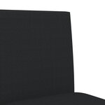 vidaXL Chaises de bar lot de 2 bois massif d'hévéa et tissu