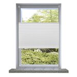 vidaXL Store plissé 70x125 cm Blanc
