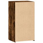 vidaXL Buffet chêne fumé 50x42 5x93 cm bois d'ingénierie