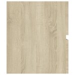 vidaXL Armoire d'évier Chêne sonoma 100x38 5x45 cm Bois d'ingénierie