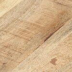 vidaXL Table basse Gris 68x68x30 cm Bois de manguier solide