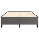 vidaXL Cadre de lit sans matelas gris 120x190 cm similicuir