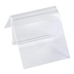 Porte-carte Clip L50mm - Cristal - X 50 - Exacompta