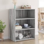 vidaXL Buffet sonoma gris 70x41x93 cm bois d'ingénierie