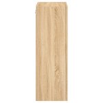 vidaXL Meuble TV mural chêne sonoma 40 5x30x90 cm bois d'ingénierie