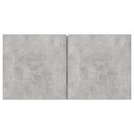 vidaXL Ensemble de meubles TV 4 Pièces Gris béton Bois d'ingénierie