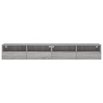 vidaXL Meubles TV muraux 2Pièces sonoma gris 100x30x30 cm bois ingénierie