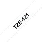 Cartouche ruban Etiqueteuse 9mm Noir et transparent TZe-121