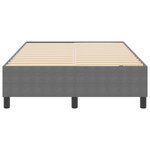 Lit à sommier tapissier vidaXL Gris clair 120x200 cm en tissu velours côtelé