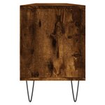 vidaXL Meuble TV chêne fumé 150x30x44 5 cm bois d'ingénierie