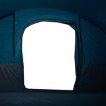 vidaXL Tente familiale tunnel 7 personnes bleu imperméable