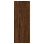 vidaXL Armoire murale chêne marron 34 5x34x90 cm