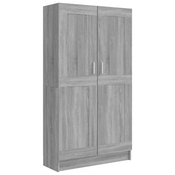 vidaXL Bibliothèque Sonoma gris 82 5x30 5x150 cm Bois d'ingénierie