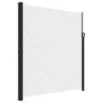 vidaXL Auvent latéral rétractable blanc 220x300 cm