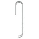 vidaXL Échelle de piscine 54x38x184 5 cm acier inoxydable 304