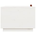 vidaXL Boîtes de rangement et couvercles 3Pièces Blanc Bois massif de pin