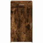 vidaXL Buffet chêne fumé 50x42 5x93 cm bois d'ingénierie