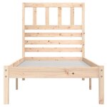 vidaXL Cadre de lit sans matelas bois de pin massif 90x200 cm