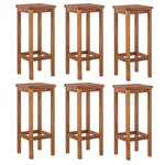 vidaXL Ensemble de bar de jardin 7 Pièces bois d'acacia solide