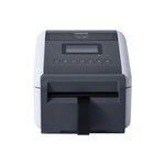 Brother TD-4550DNWBFC Imprimante d'étiquettes thermique WiFi  Bluetooth  USB  LAN - Résolution 300 dpi - Prend en charge les rouleaux continus sans doublure - Couleur blanc/gris
