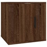 vidaXL Meuble TV mural Chêne marron 40x34 5x40 cm