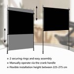 vidaXL Store roulant d'extérieur 150 x 270 cm Anthracite