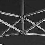 vidaXL Tente de réception pliable Aluminium 4 5x3 m Anthracite