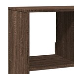 vidaXL Cloison de séparation chêne marron bois d'ingénierie