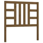 vidaXL Tête de lit Marron miel 81x4x100 cm Bois massif de pin