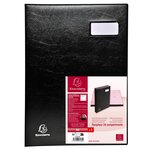 Parapheur Expansé Couverture Expansé  Système Fixapage - 24 Compartiments - Noir - Exacompta