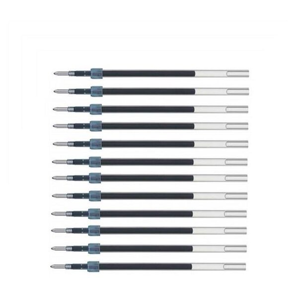 Recharge pour roller encre jetstream sxr10 pte moy. 1mm bleu x 12 uni-ball