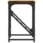 vidaXL Étagère à chaussures chêne fumé 60x30x45 cm bois d'ingénierie