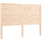 vidaXL Cadre de lit sans matelas 140x200 cm bois massif