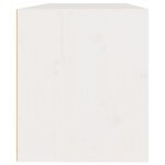 vidaXL Armoires murales 2 Pièces Blanc 45x30x35 cm Bois de pin massif