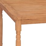 vidaXL Table Batavia 200x100x75 cm Bois de teck massif