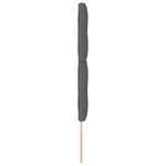 Tête de lit LED vidaXL Gris foncé 72 cm en tissu