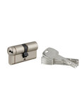THIRARD - Cylindre double entrée Transit 1  35x35mm  nickelé  5 clés