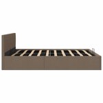 vidaXL Cadre de lit à rangement hydraulique sans matelas 160x200 cm