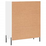 vidaXL Buffet blanc 69 5x34x90 cm bois d'ingénierie