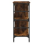 vidaXL Buffet chêne fumé 102x32x73 5 cm bois d'ingénierie